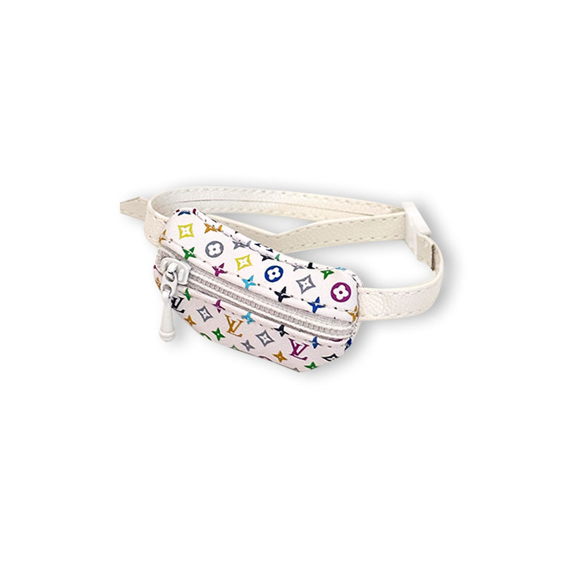POP MART The Monsters Labubu Fashion Outfit - Labubu White LV Style Bag