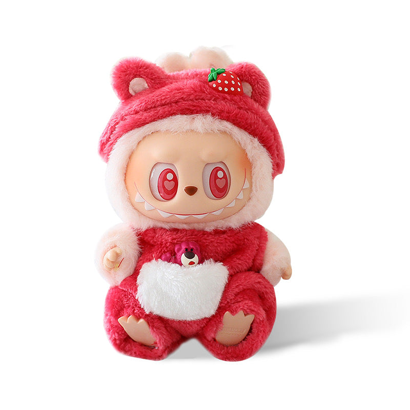 POP MART The Monsters Labubu Fashion Outfit - Strawberry Bear Outfit (Pre-order 2 weeks arrive)