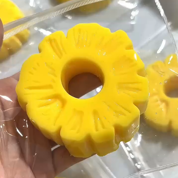 Handmade Pineapple Slice Squishy Toy