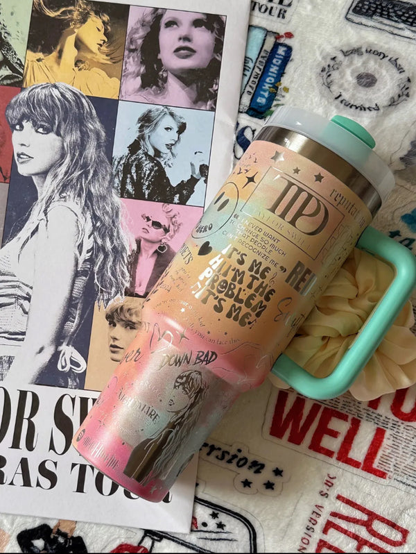 Taylor Swift 40oz Engraved Tumbler