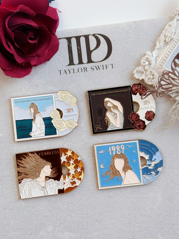 Taylor Swift Enamel Pins TTPD