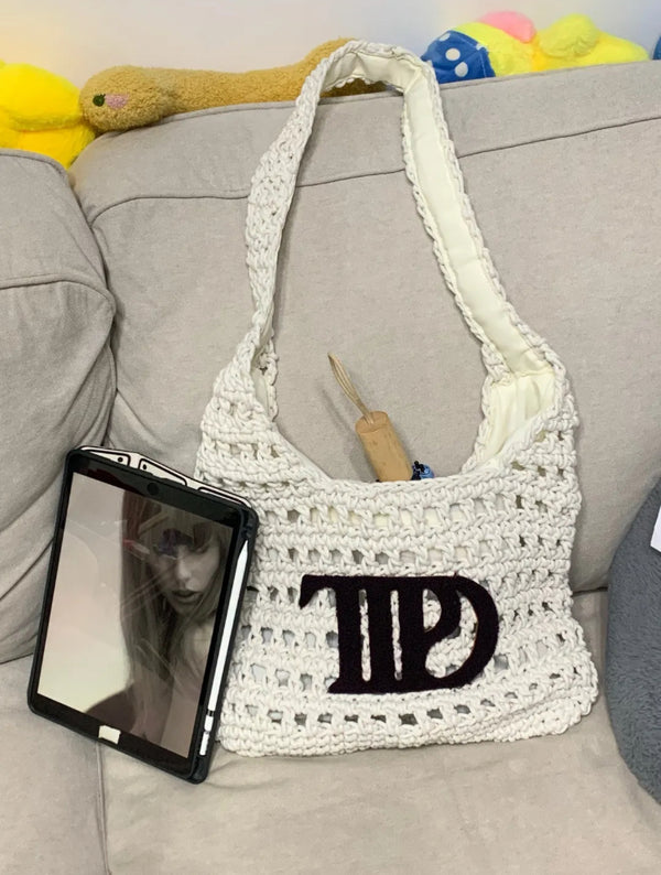 Taylor Swift TTPD Knitted Bag