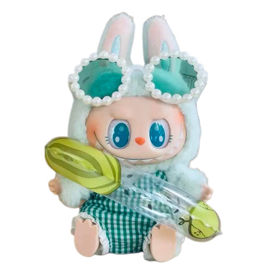 POP MART The Monsters Labubu Fashion Outfit - Summer Beach Bunny Set