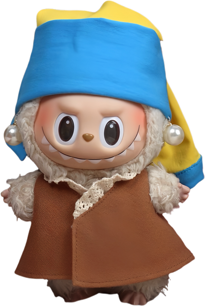 POP MART The Monsters Labubu Fashion Outfit - Girl with a Pearl Earring