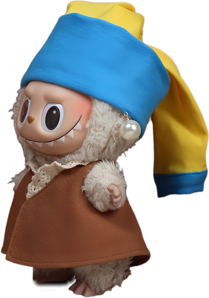 POP MART The Monsters Labubu Fashion Outfit - Girl with a Pearl Earring