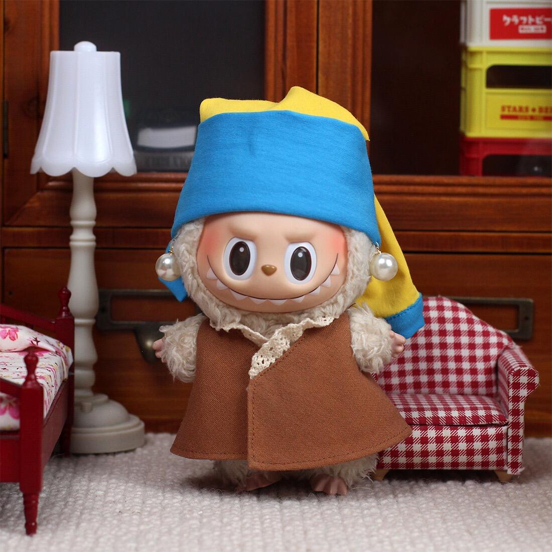 POP MART The Monsters Labubu Fashion Outfit - Girl with a Pearl Earring