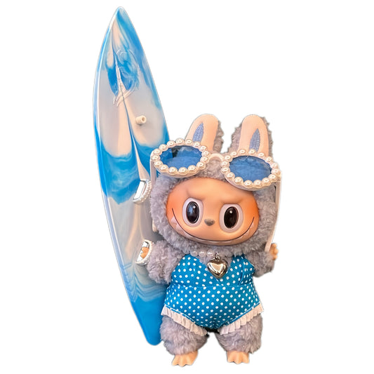 POP MART The Monsters Labubu Fashion Outfit - Handmade Labubu Surf Set