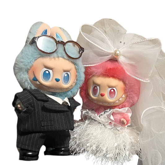 POP MART The Monsters Labubu Fashion Outfit - Wedding Day