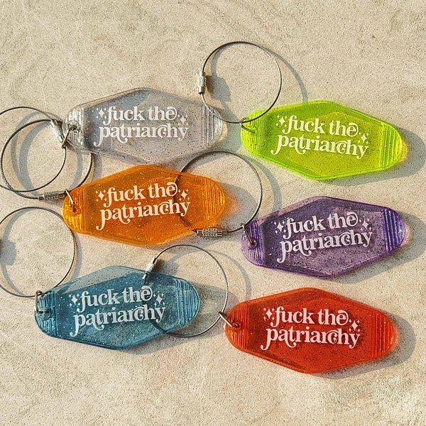 Fuck the patriarchy Handmade Keychain Taylor Swift All Too Well Iyric