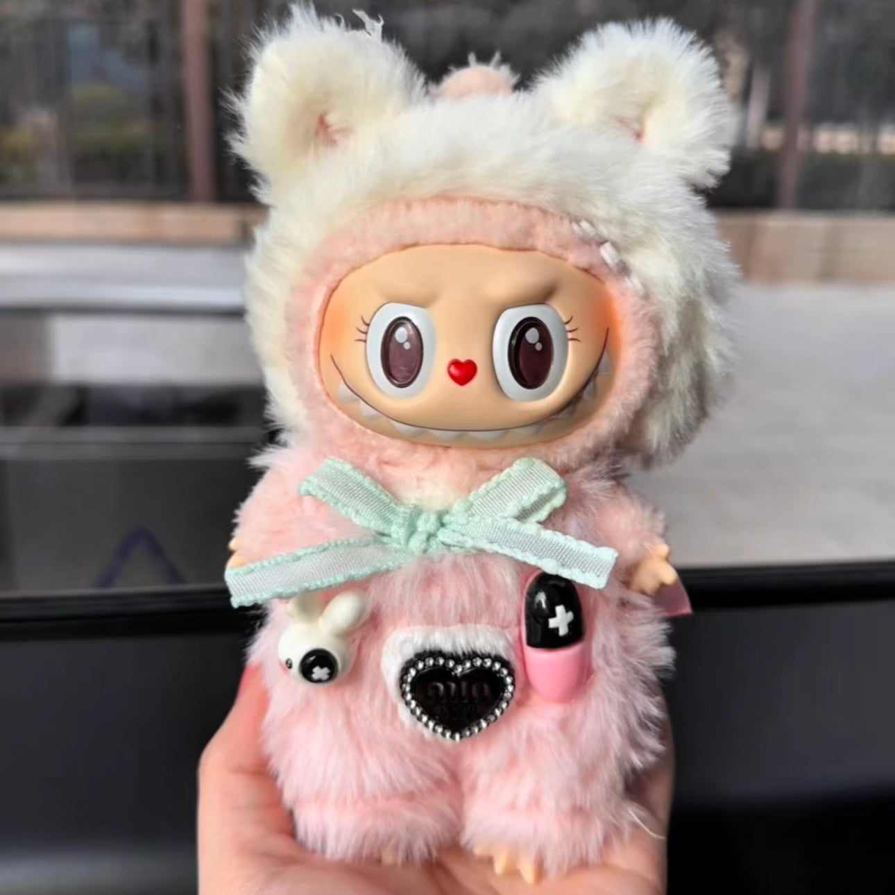 POP MART The Monsters Labubu Fashion Outfit - Plush Pink Outfit(pre-order 1-2 week arrive)