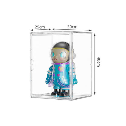Transparent Labubu 400% Display Box Container - 40cm Height Version