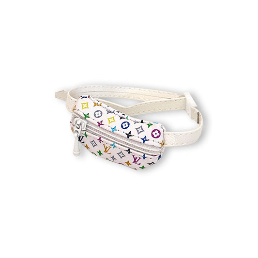 POP MART The Monsters Labubu Fashion Outfit - Labubu White LV Style Bag