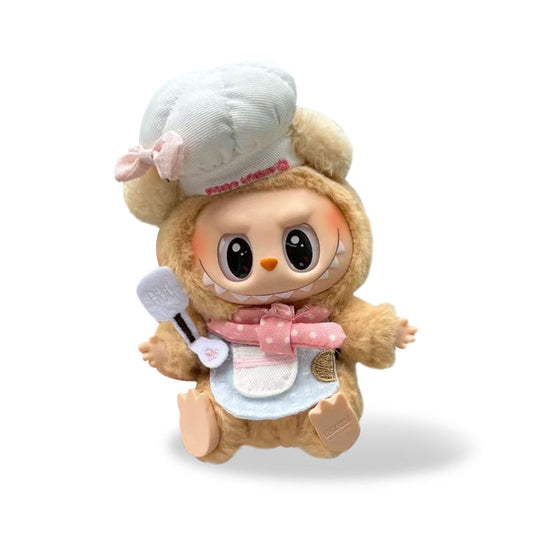 POP MART The Monsters Labubu Fashion Outfit - A chef hat, apron, and spatula set