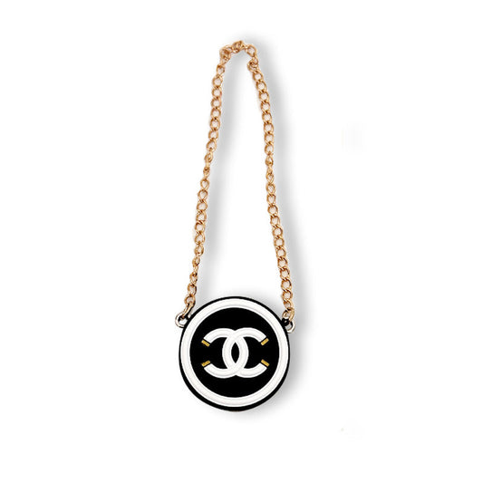 POP MART The Monsters Labubu Fashion Outfit - Labubu Black Chanel Style Bag