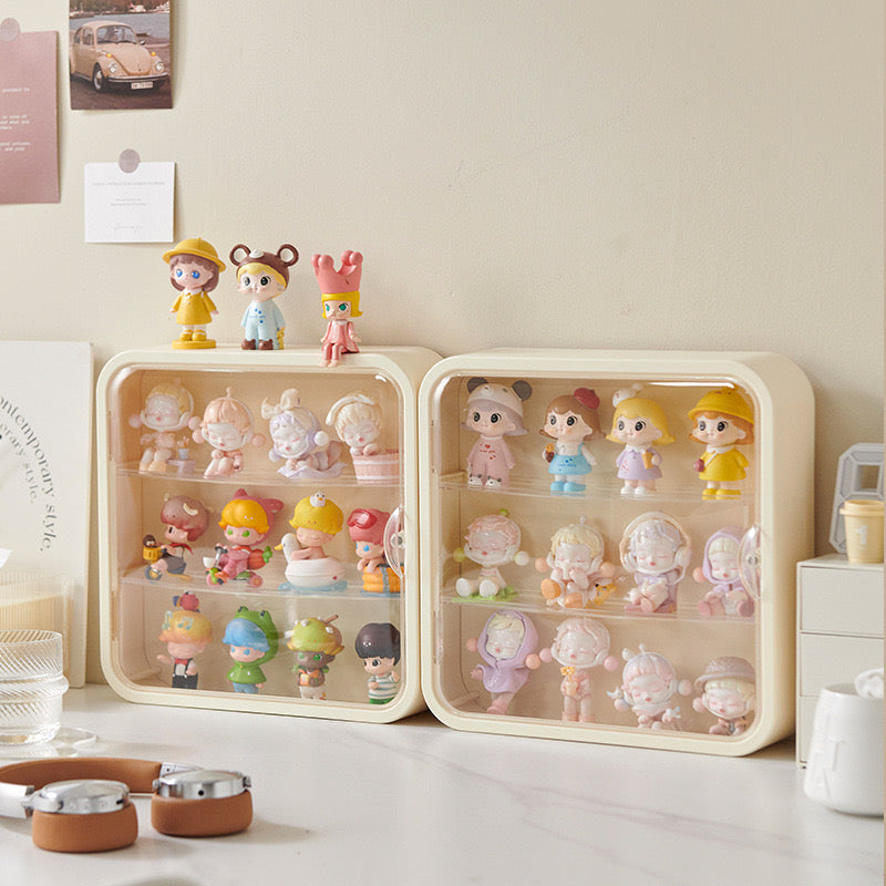 3-Tier Display Box - Creme White