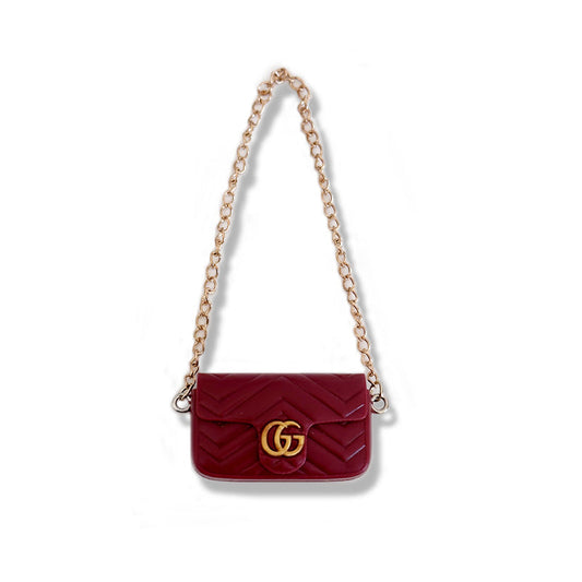 POP MART The Monsters Labubu Fashion Outfit - Labubu Gucci Style Red Bag