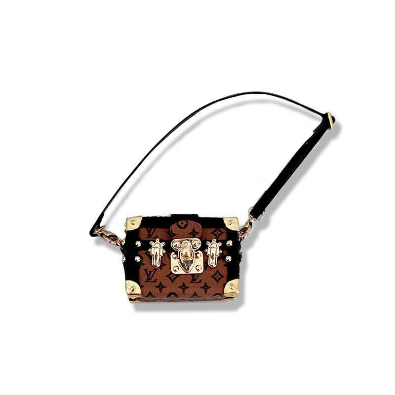 POP MART The Monsters Labubu Fashion Outfit - Labubu LV Style Leather Trunk Bag (Pre-order 1-2 weeks arrive)