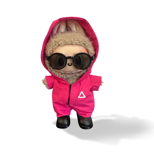 POP MART The Monsters Labubu Fashion Outfit - Squid Game Outfit + Sunglasses + Shoes
