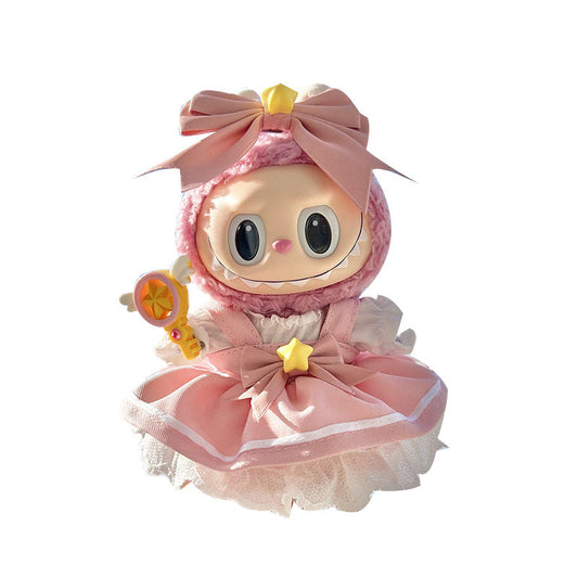 POP MART The Monsters Labubu Fashion Outfit - Pink Kawaii Cardcaptor Sakura Style