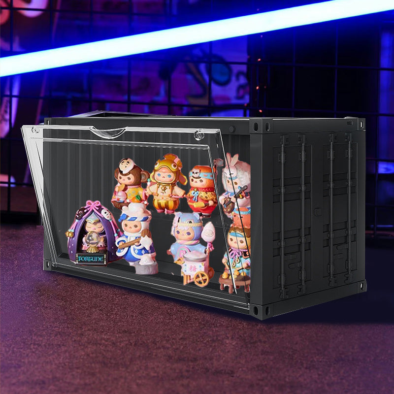 LED Luminous Display Box Container - PURE BLACK